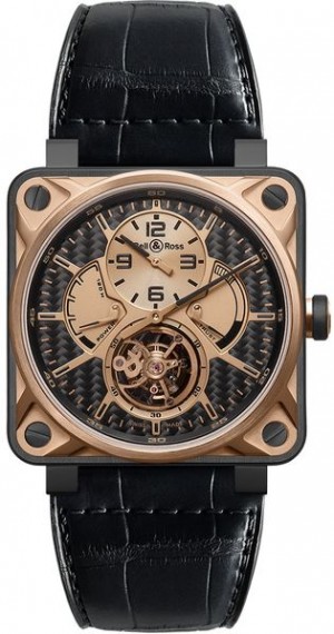 Bell & Ross Aviation Instruments Montre de luxe pour hommes BR01-TOURB-PG/DCL