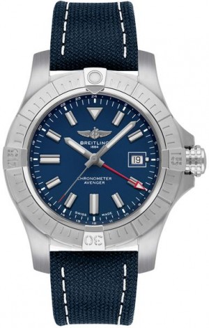 Montre Breitling Avenger Automatic GMT 45 Blue Dial pour hommes A32395101C1X1