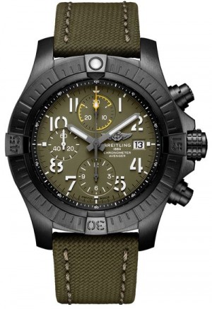 Mission nocturne du chronographe Breitling Avenger Montre pour hommes V13317101L1X1