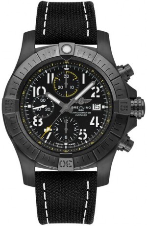 Chronographe Breitling Avenger 45 Night Montre pour hommes de la Mission V13317101B1X1