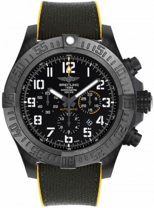 Montre Breitling Avenger Hurricane Volcano à cadran noir pour hommes XB0170E4/BF29-257S