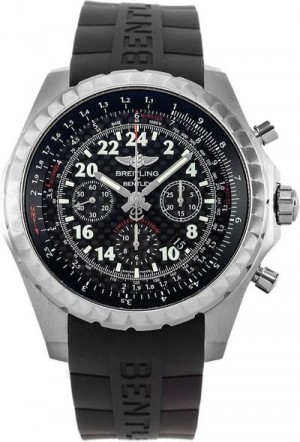 Montre Breitling Bentley 24H à cadran noir pour hommes AB022022/BC84-244S