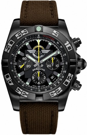 Montre Breitling Chronomat 44 Blacksteel Jet Team pour hommes MB01109L/BD48-108W