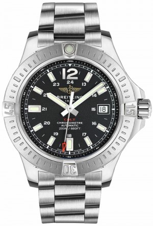 Montre Breitling Colt Automatic Black Dial 44mm pour hommes A1738811/BD44-173A