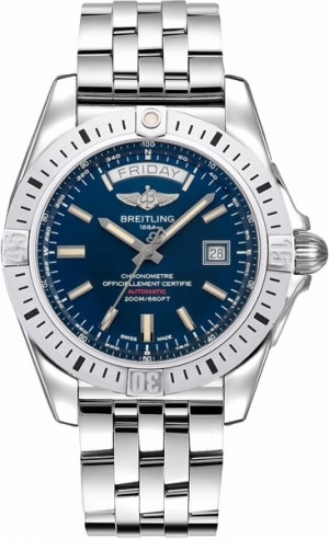 Montre Breitling Galactic 44 cadran bleu pour homme A45320B9/C902-375A