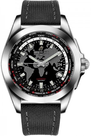 Montre Breitling Galactic Unitime Trophy pour hommes noirs WB3510U4/BD94-109W