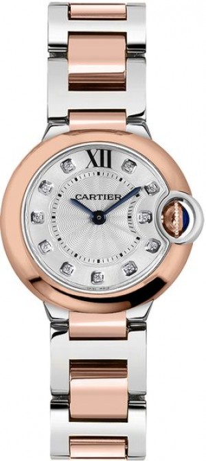 Montre de luxe pour femmes Cartier Ballon Bleu Cadran Diamant W3BB0005