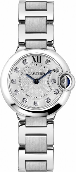 Montre pour femmes Cartier Ballon Bleu cadran argent et diamant WE902073