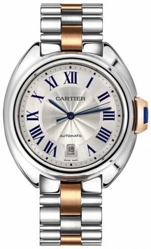 Montre pour hommes Cartier Cle De Cartier cadran argent W2CL0002