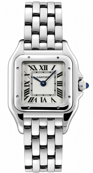 Cartier Panthere De Cartier Montre de luxe pour femme à cadran argenté WSPN0007