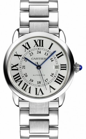 Montre Cartier Ronde Solo 42mm en acier pour hommes W6701011