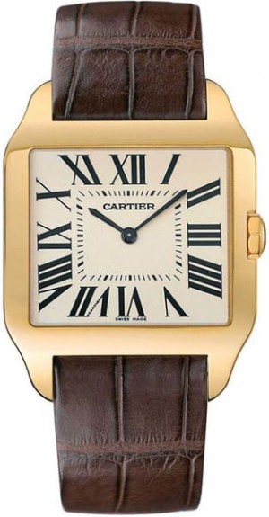 Cartier Santos Dumont Or jaune 18k Hommes Voir W2008751