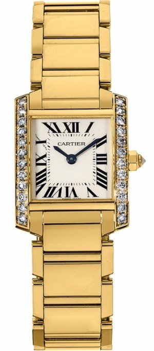 Montre de luxe pour femmes Cartier Tank Francaise WE1001R8