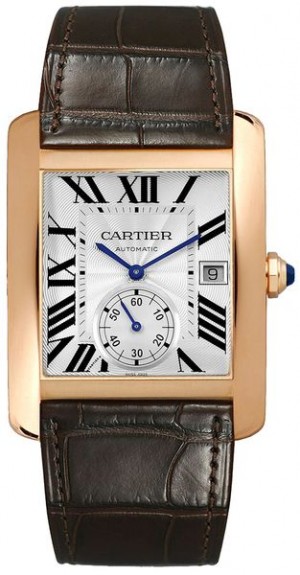 Montre Cartier Tank MC en or rose massif pour hommes W5330001