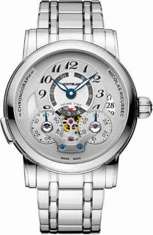 MontBlanc Nicolas Rieussec Chronographe Montre automatique de luxe pour hommes 107068