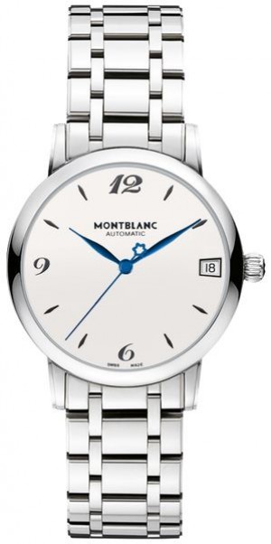 MontBlanc Star Classique Montre automatique à cadran argenté pour femmes 111591