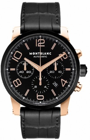 MontBlanc TimeWalker Chronographe Montre automatique pour hommes 104668