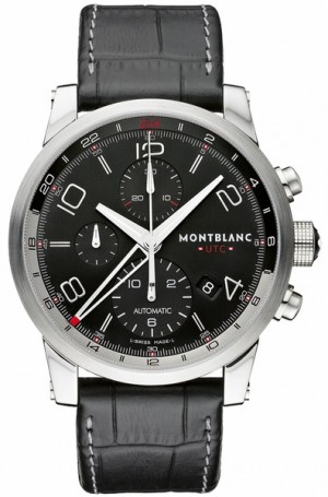 MontBlanc TimeWalker Chronovoyager UTC Montre automatique pour hommes 107336