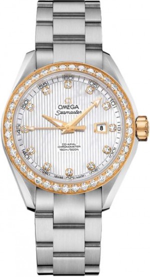 Omega Seamaster Aqua Terra 150M White Pearl Women's Watch 231.25.34.20.55.004