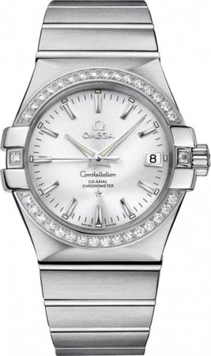 Omega Constellation Diamond Luxury Watch 123.15.35.20.02.001