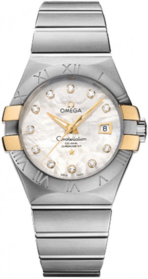 Omega Constellation Diamond Hour Markers Women's Watch 123.20.31.20.55.004