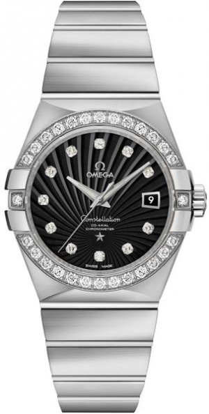 Montre Omega Constellation pour femmes en or massif 18k 123.55.31.20.51.001