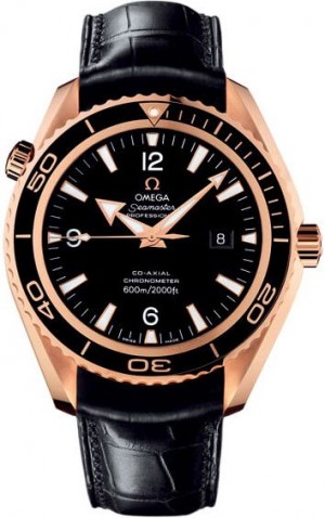 Omega Planet Ocean 600M Co-Axial 45.5mm Montre en or rose pour hommes 222.63.46.20.01.001