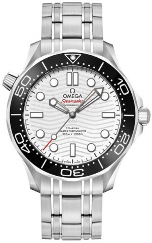 Omega Seamaster Diver 300M Montre pour homme à cadran blanc 210.30.42.20.04.001
