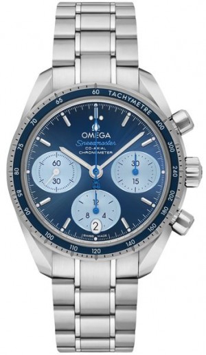 Omega Speedmaster 38 Orbis Blue Dial Hommes Montre 324.30.38.50.03.002