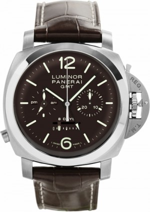 Montre Panerai Luminor à cadran marron pour homme PAM00311