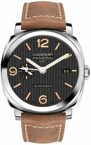 Montre Panerai Radiomir 1940 GMT 3 jours de réserve de marche Edition limitée pour hommes PAM00657