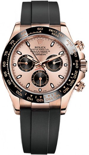 Montre Rolex Cosmograph Daytona à cadran rose 116515LN