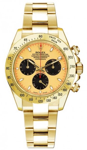 Rolex Cosmograph Daytona Montre pour homme en or jaune 116528