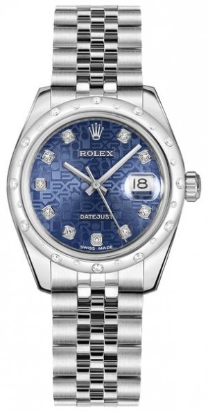 Rolex Datejust 31 Blue Jubilee Women's Watch 178344