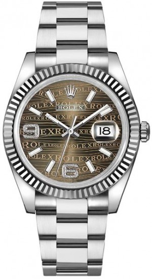 Montre Rolex Datejust 36 Diamond Women's Watch 116234