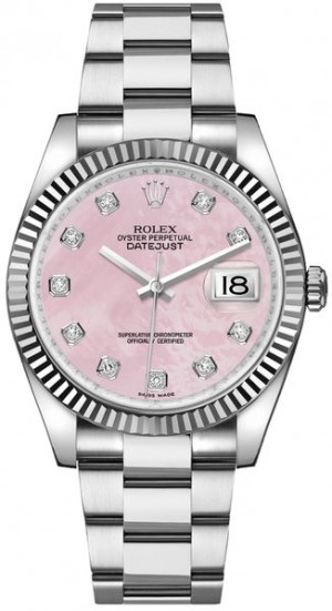 Rolex Datejust 36 Montre pour femmes en diamant rose 116234