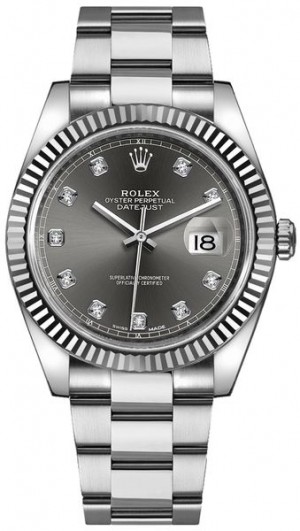 Rolex Datejust 41 Montre pour homme à cadran diamant 126334