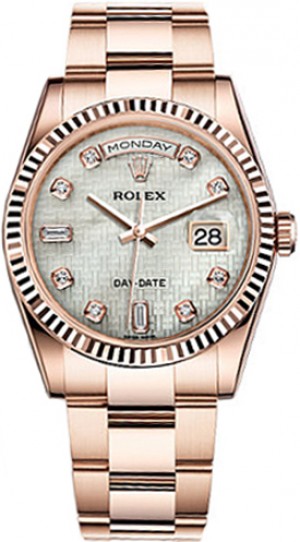 Rolex Day-Date 36 Montre en or à cadran de nacre 118235