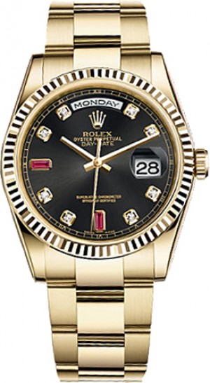 Montre Rolex Day-Date 36 en or massif 118238