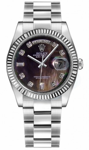 Montre Rolex Day-Date 36 en or blanc massif 118239