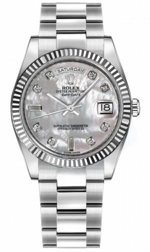 Montre Rolex Day-Date 36 en or blanc 118239