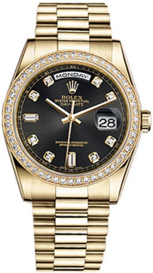 Montre Rolex Day-Date 36 en or massif 118348