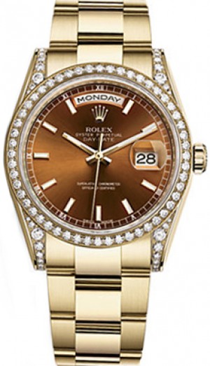Montre Rolex Day-Date 36 en or pour hommes 118388