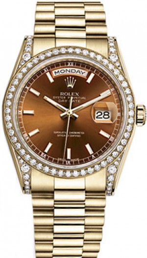 Rolex Day-Date 36 Montre automatique en or massif 118388
