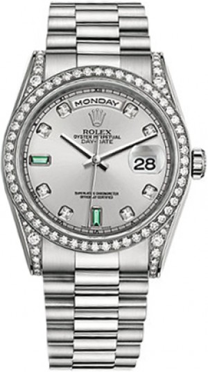 Montre Rolex Day-Date en or 36 diamants 118389