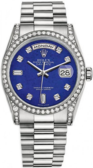 Montre Rolex Day-Date 36 en or blanc 18 carats 118389