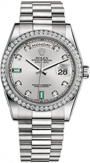 Rolex Day-Date 36 Montre à diamants 118346