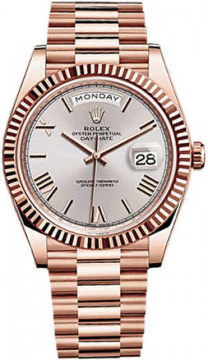 Montre Rolex Day-Date 40 en or pour hommes 228235
