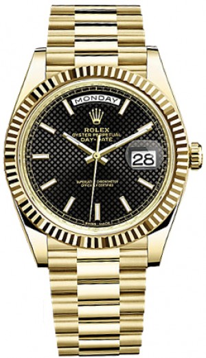 Montre Rolex Day-Date 40 en or pour hommes 228238