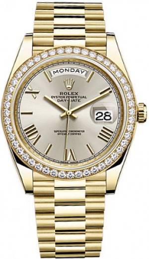 Montre Rolex Day-Date 40 en or pour hommes 228348RBR